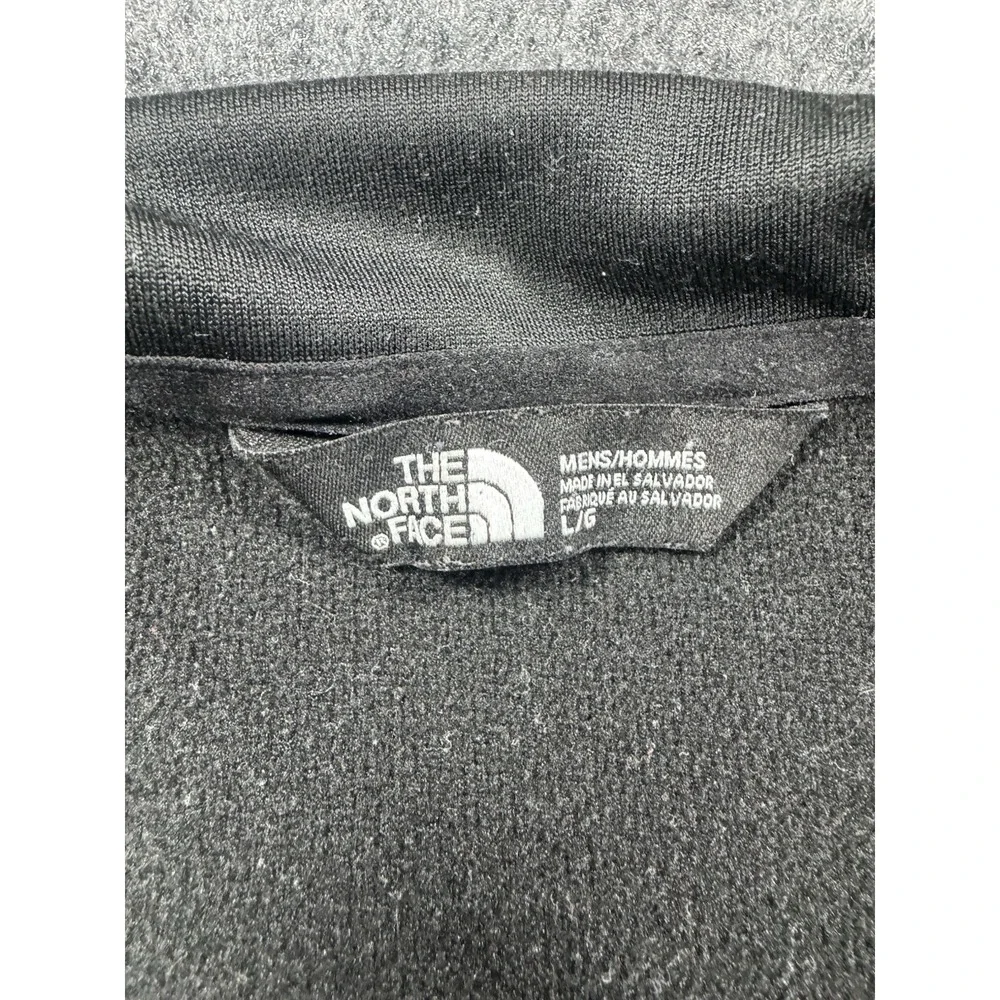 The North Face Full Zip Jacket Mens Large Black Fleece Lined Soft Shell